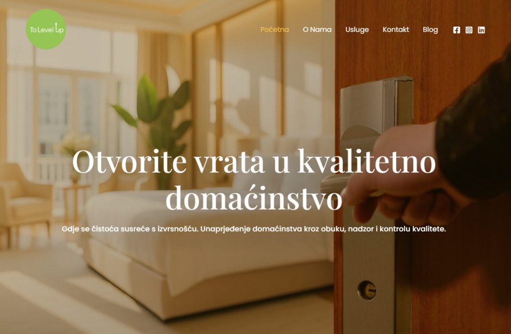 tolevelup.hr, portofolio, izrada web stranica